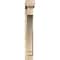 Ekena Millwork Imperial Block Rough Sawn Bracket w/ Offset Brace, Douglas Fir, 6"W x 30"D x 42"H BKT0604X30X42IMP05RDF - alternate 4